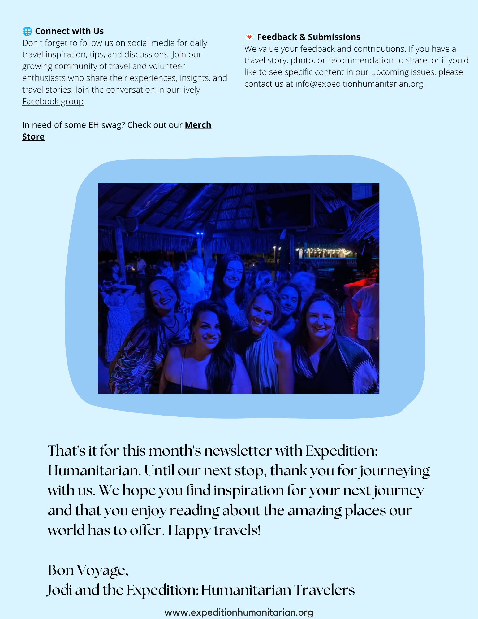 The Expedition: Humanitarian April 2026 Newsletter — page 3