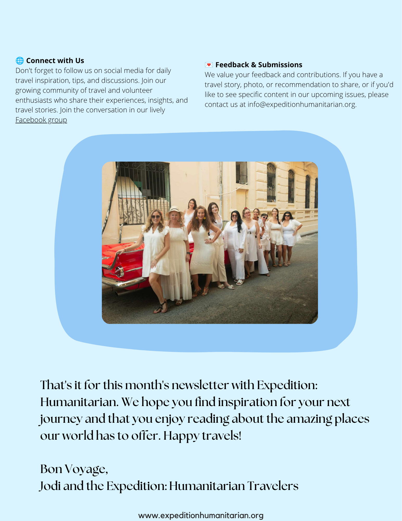 The Expedition: Humanitarian July Newsletter — page 3