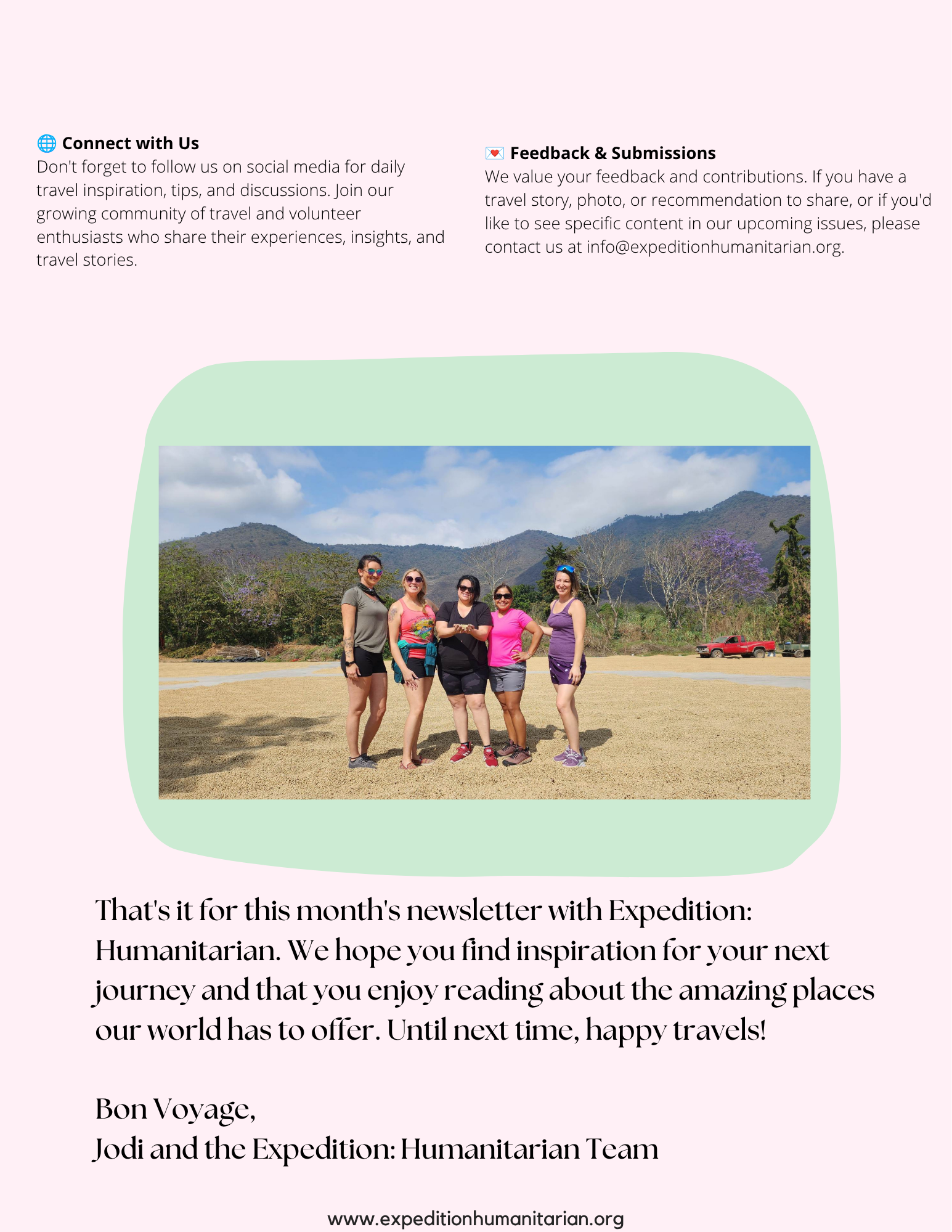 The Expedition: Humanitarian November 2023 Newsletter — page 3