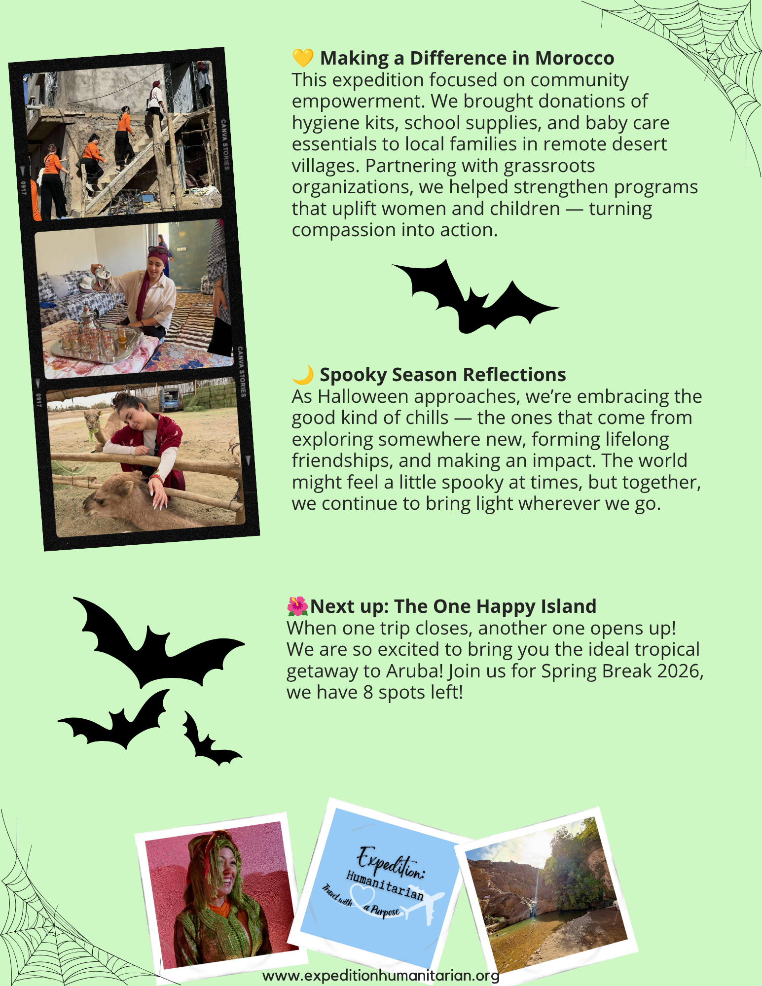 The Expedition: Humanitarian October Newsletter — page 2