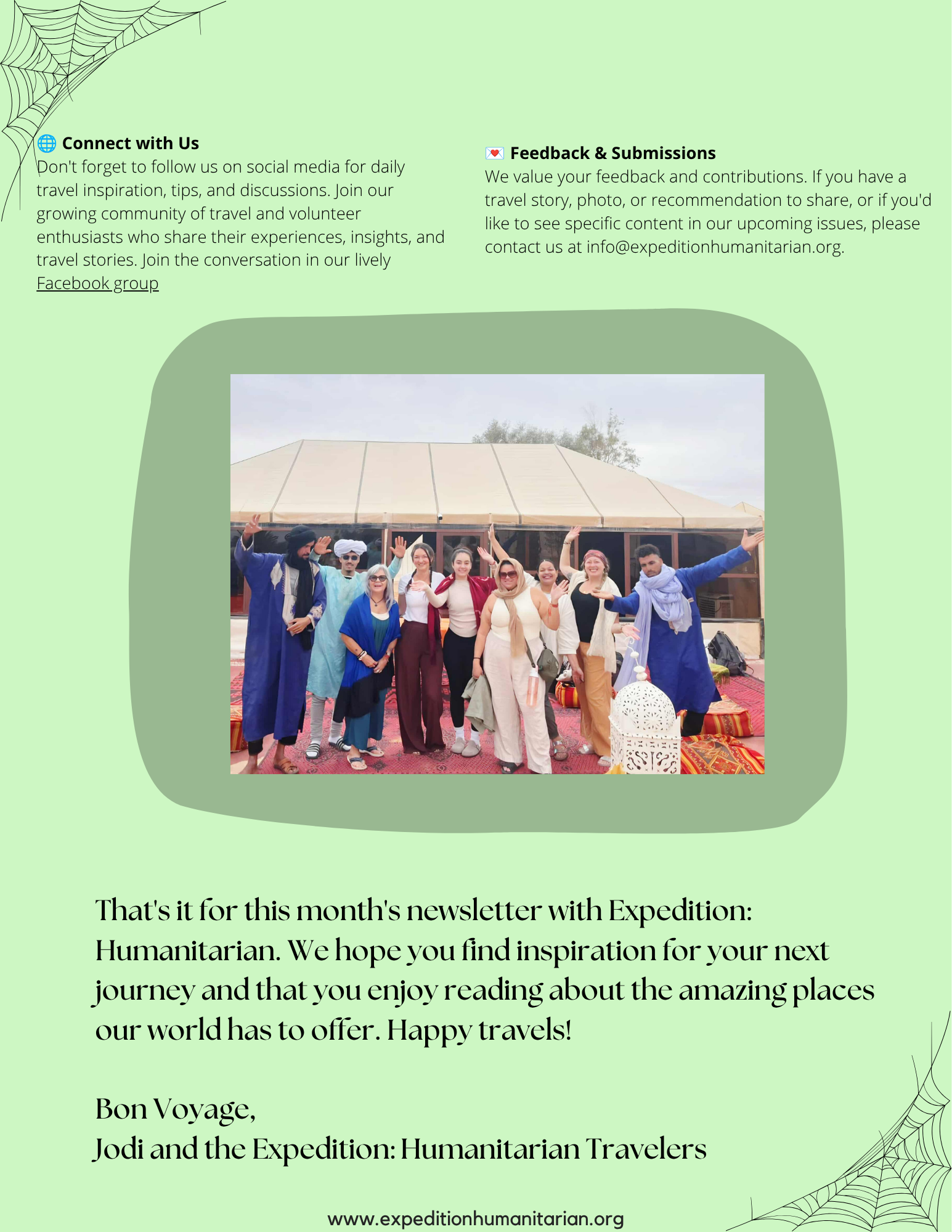 The Expedition: Humanitarian October Newsletter — page 3