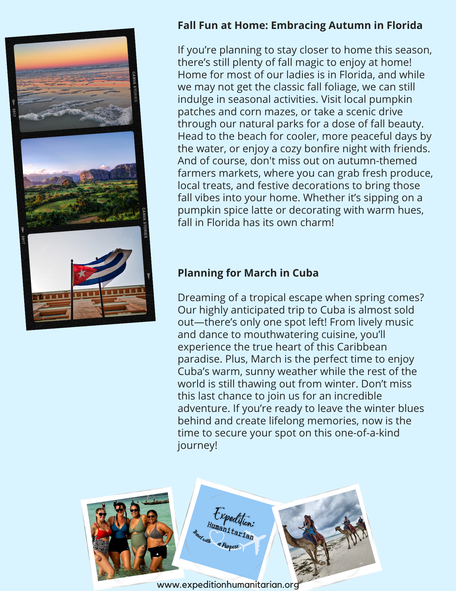 The Expedition: Humanitarian September Blog — page 2
